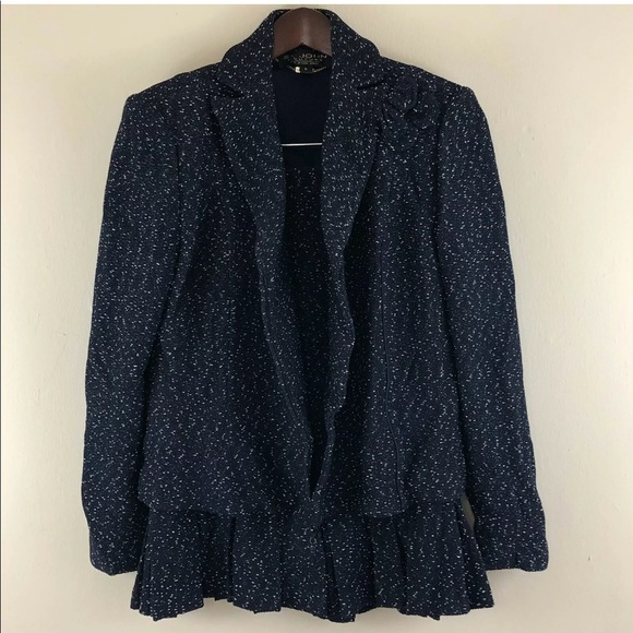 St John 2 Piece Skirt Suit Set Marled Wool Size 6 - Picture 1 of 11